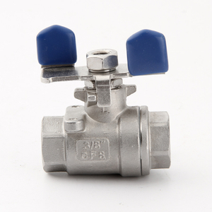 Two-piece Butterfly Handle Ball Valve