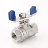 Two-piece Butterfly Handle Ball Valve